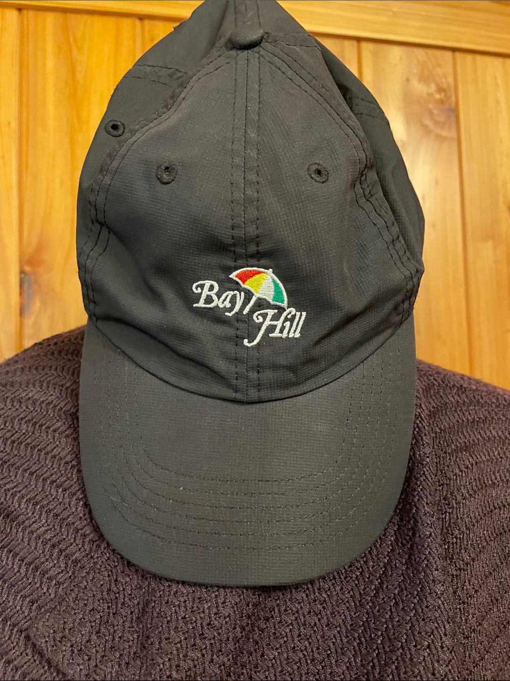 Bay Hill Golf Arnold Palmer Black Logo Baseball Cap Adjustable Hat